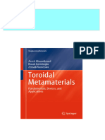 Complete Toroidal Metamaterials: Fundamentals, Devices, and Applications Arash Ahmadivand PDF For All Chapters