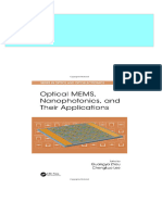 Full Optical MEMS, Nanophotonics, and Their Applications 1st Edition Guangya Zhou PDF All Chapters