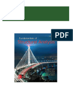 Instant Download (Ebook PDF) Fundamentals of Structural Analysis 5th Edition PDF All Chapters