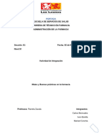 Informe Actividad Integrativa - Grupo 2 - Malas y Buenas Practicas en La Farmacia.