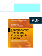 Full Download Contemporary Trends and Challenges in Finance Krzysztof Jajuga PDF