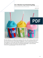 Icee Cup Drawstring Bag