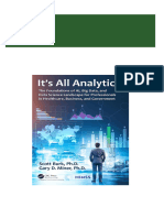 It's All Analytics! The Foundations of AI Big Data and Data Scape For Professionals in Healthcare Business and Government Ebook All Chapters PDF