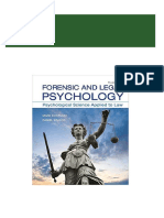 Instant Download Forensic and Legal Psychology: Psychological Science Applied To Law Third Edition (Ebook PDF) PDF All Chapters