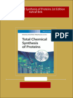 Instant Download Total Chemical Synthesis of Proteins 1st Edition Ashraf Brik PDF All Chapters