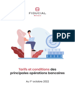 FIDUCIAL Banque - Guide Tarifaire 2022