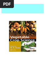 Download Full Vegetable Crop Science 1st Edition Rana PDF All Chapters