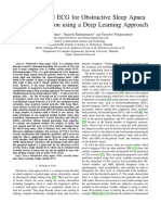 Single Channel ECG for Obstructive Sleep Apnea