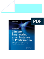 Immediate download Climate Engineering as an Instance of Politicization: Talking Tomorrow’s Technology—Framing Political Choice? Judith Kreuter ebooks 2024