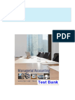 Complete Answer Guide for Managerial Accounting 2nd Edition Whitecotton Test Bank