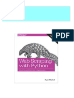 Download full Web Scraping with Python 2nd Edition Ryan Mitchell ebook all chapters