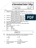 12 Physics Term 1 Paper