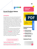 Excel Project Ideas (1)