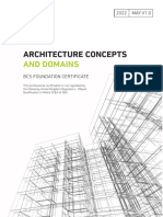 BCS Architecture Concepts Domains Syllabus