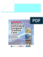 Download Complete Manual of Definitive Surgical Trauma Care, Fifth Edition Kenneth David Boffard PDF for All Chapters