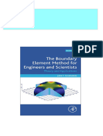 The Boundary Element Method for Engineers and Scientists Theory and Applications 2nd Edition John T. Katsikadelis 2024 Scribd Download