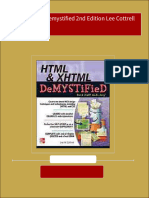 Instant Download HTML XHTML demystified 2nd Edition Lee Cottrell PDF All Chapters