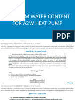 Minimum Water content