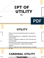 Utility Analysis