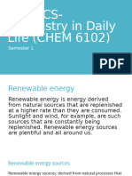 BS DFCS- Chemistry in Daily Life (CHEM Lec 3