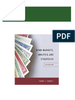 Get (eBook PDF) Bond Markets Analysis and Strategies 9th by Frank J. Fabozzi free all chapters