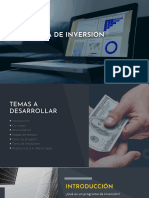 Programas de Inversión