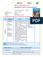 SESIÓN DE APRENDIZAJE N° 21 LLUVIAS INTENSAS COMUNICACIÓN[1]