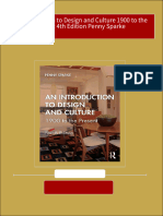 Instant download An Introduction to Design and Culture 1900 to the Present 4th Edition Penny Sparke pdf all chapter