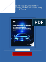 Get Fundamentals of Design of Experiments for Automotive Engineering Volume I 1st Edition Young J. Chiang free all chapters