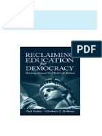 Reclaiming Education for Democracy Thinking Beyond No Child Left Behind 1st Edition Paul Shaker 2024 scribd download