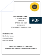 INTERNSHIP REPORT ayushi