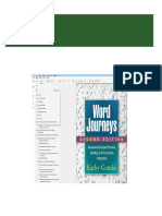 (eBook PDF) Word Journeys, Second Edition byKathy Ganske 2024 scribd download