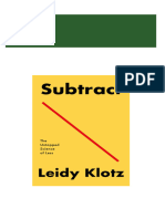 Get Subtract The Untapped Science of Less Leidy Klotz Leidy Klotz free all chapters