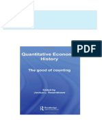 Quantitative Economic History Routledge Explorations in Economic History 1st Edition Joshua L. Rosen download pdf