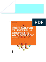 Get Iron Sulfur Clusters in Chemistry and Biology Volume 1 Characterization Properties and Applications Rouault free all chapters