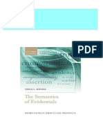 PDF Semantics of evidentials 1st Edition Murray download