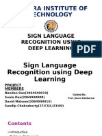 Sign Language RECOGNITION USING DEEP LEARNING