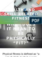 Health and Skill Related Fitness 1