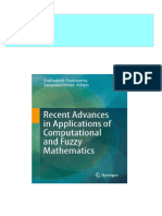 Download Recent Advances in Applications of Computational and Fuzzy Mathematics Snehashish Chakraverty ebook All Chapters PDF