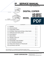 Sharp AR-M207, AR-M165, AR-M162 Parts & Service