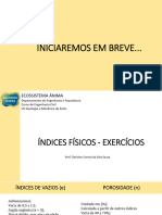 Índices Físicos - Exercício Revisão