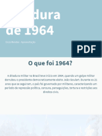 Azul-claro e Branco Negrito Apresentação Simples