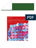 Instant Download (eBook PDF) Australian Public Law 3e by Appleby PDF All Chapters