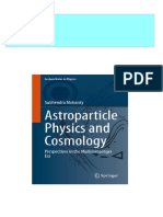 Astroparticle Physics and Cosmology Perspectives in the Multimessenger Era Subhendra Mohanty download pdf