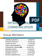 Intraperson Communication