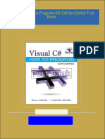 PDF Visual C# How to Program 6th Edition Deitel Test Bank download