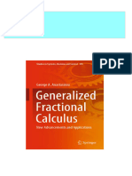 Generalized Fractional Calculus: New Advancements and Applications George A. Anastassiou 2024 scribd download