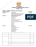 Syllabus Class 7 HALF YEARLY EXAMINATION 2024-25_1680225570