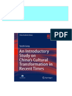 Full download An Introductory Study on China s Cultural Transformation in Recent Times 1st Edition Yunzhi Geng (Auth.) pdf docx