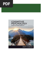 PDF (eBook PDF) Cognitive Psychology and Its Implications 9th Edition download